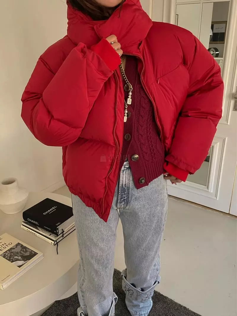 Dailyjud - Korean Women Fashion - #vintagekidsstyle - Hoody Padding Jacket - 12