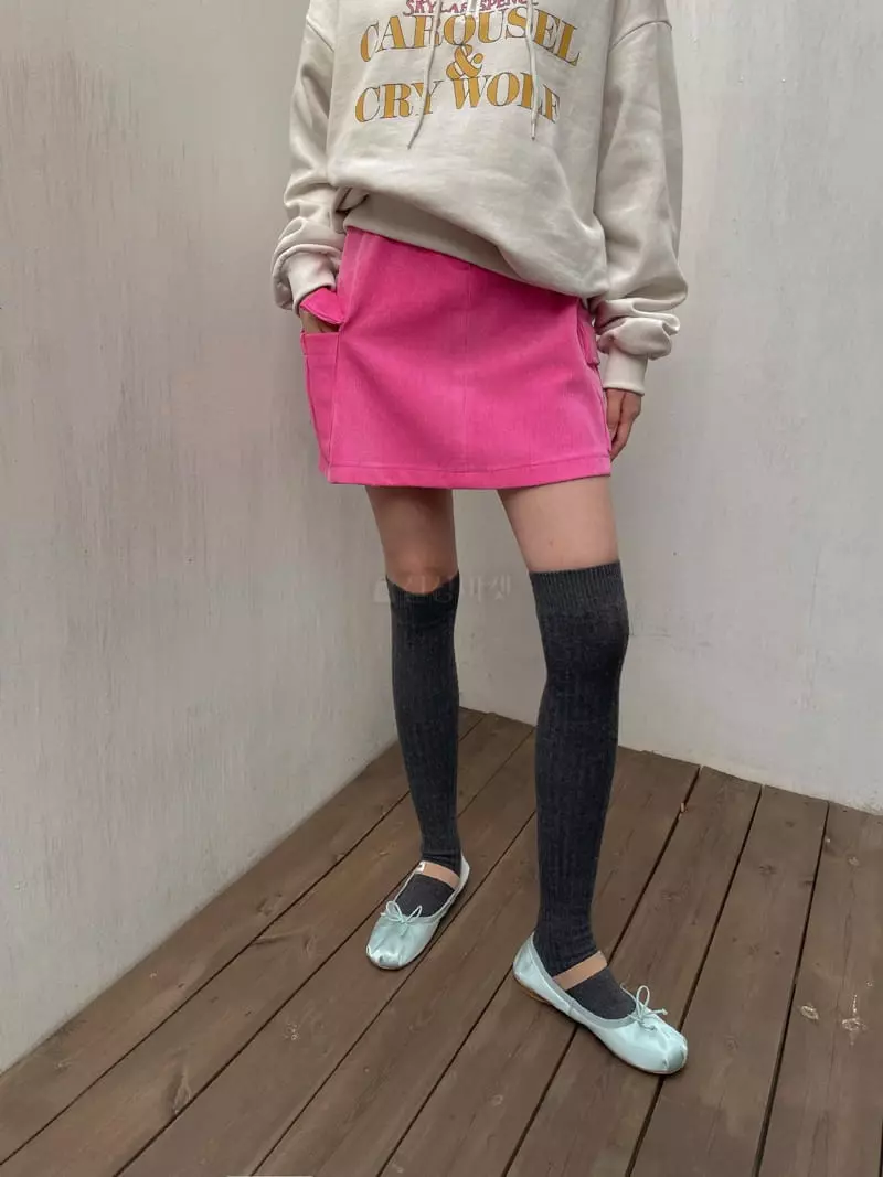 Dailyjud - Korean Women Fashion - #vintagekidsstyle - Corduroy Skirt - 5
