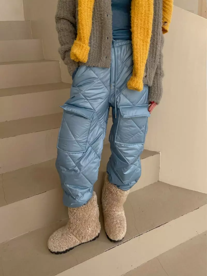 Dailyjud - Korean Women Fashion - #vintagekidsstyle - Quilting Pants - 7