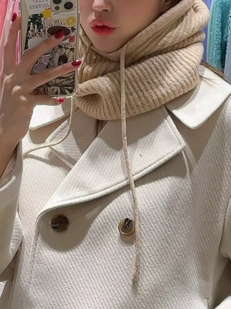Dailyjud - Korean Women Fashion - #womensfashion - Hoody Baraclava - 7