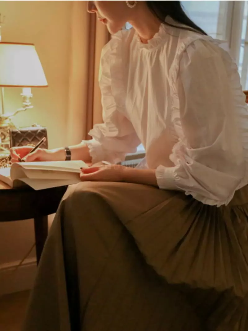 Dailyjud - Korean Women Fashion - #momslook - Frill BLouse - 4