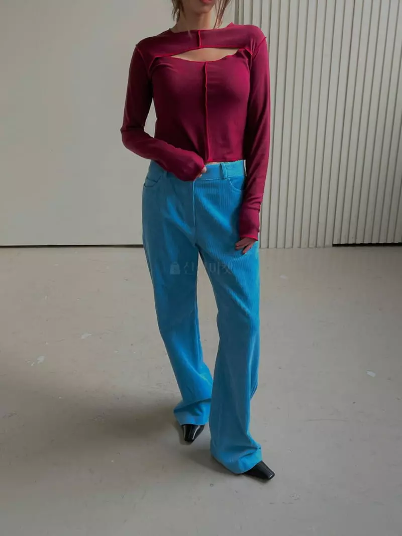 Dailyjud - Korean Women Fashion - #womensfashion - Over Slit Tee - 6