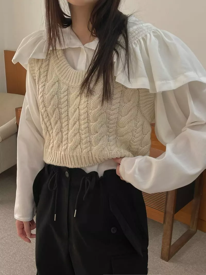 Dailyjud - Korean Women Fashion - #womensfashion - Smocked Blouse - 2