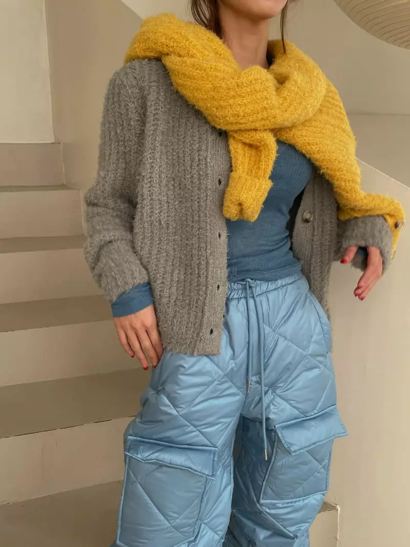 Dailyjud - Korean Women Fashion - #womensfashion - Bbogle Knit Cardigan - 2
