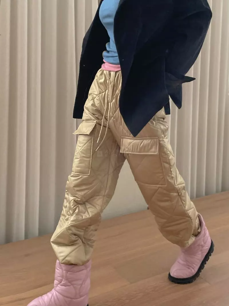 Dailyjud - Korean Women Fashion - #womensfashion - Quilting Pants