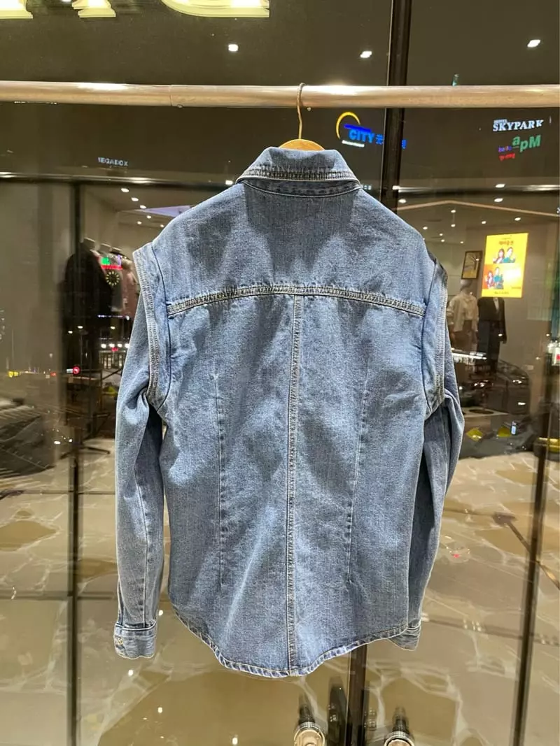 Dailyjud - Korean Women Fashion - #womensfashion - Nesty Denim Shirt - 2