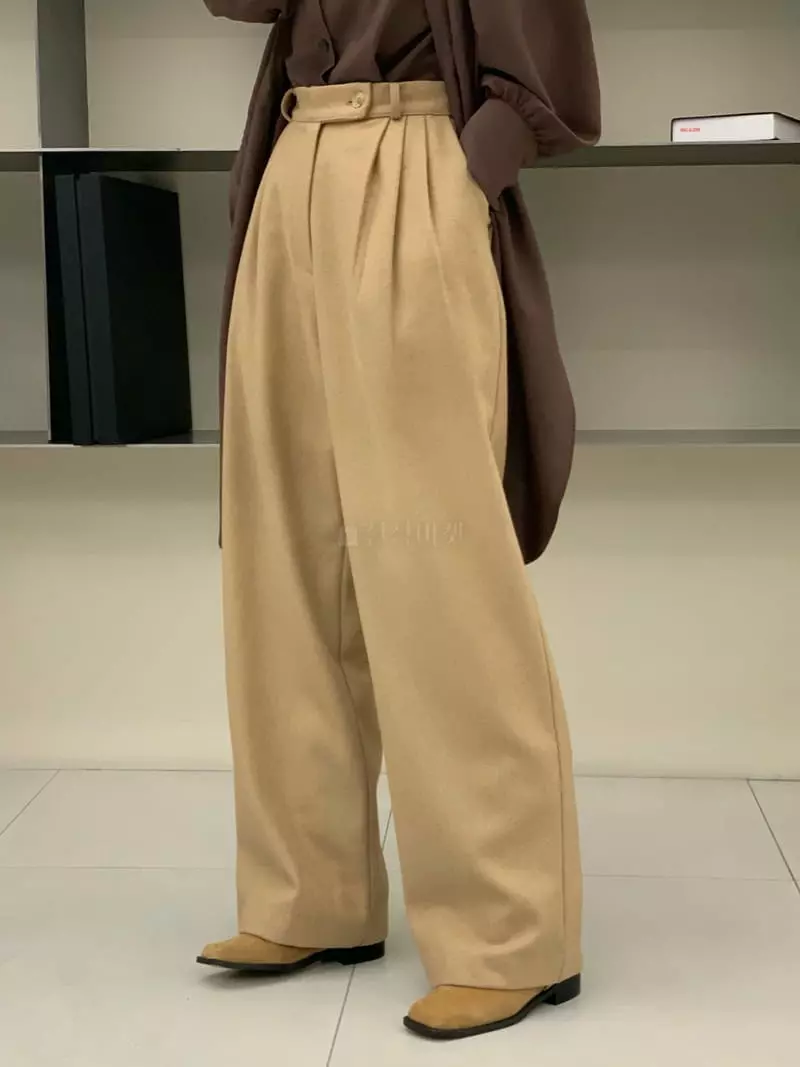 Daisy - Korean Women Fashion - #momslook - Pintuck Pants - 2