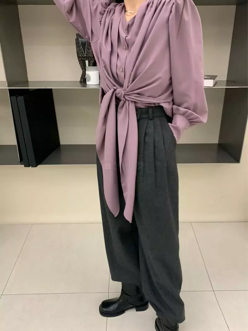 Daisy - Korean Women Fashion - #womensfashion - Pintuck Pants - 4