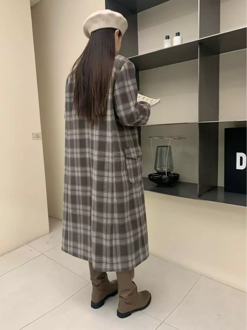 Daisy - Korean Women Fashion - #momslook - V Long Coat