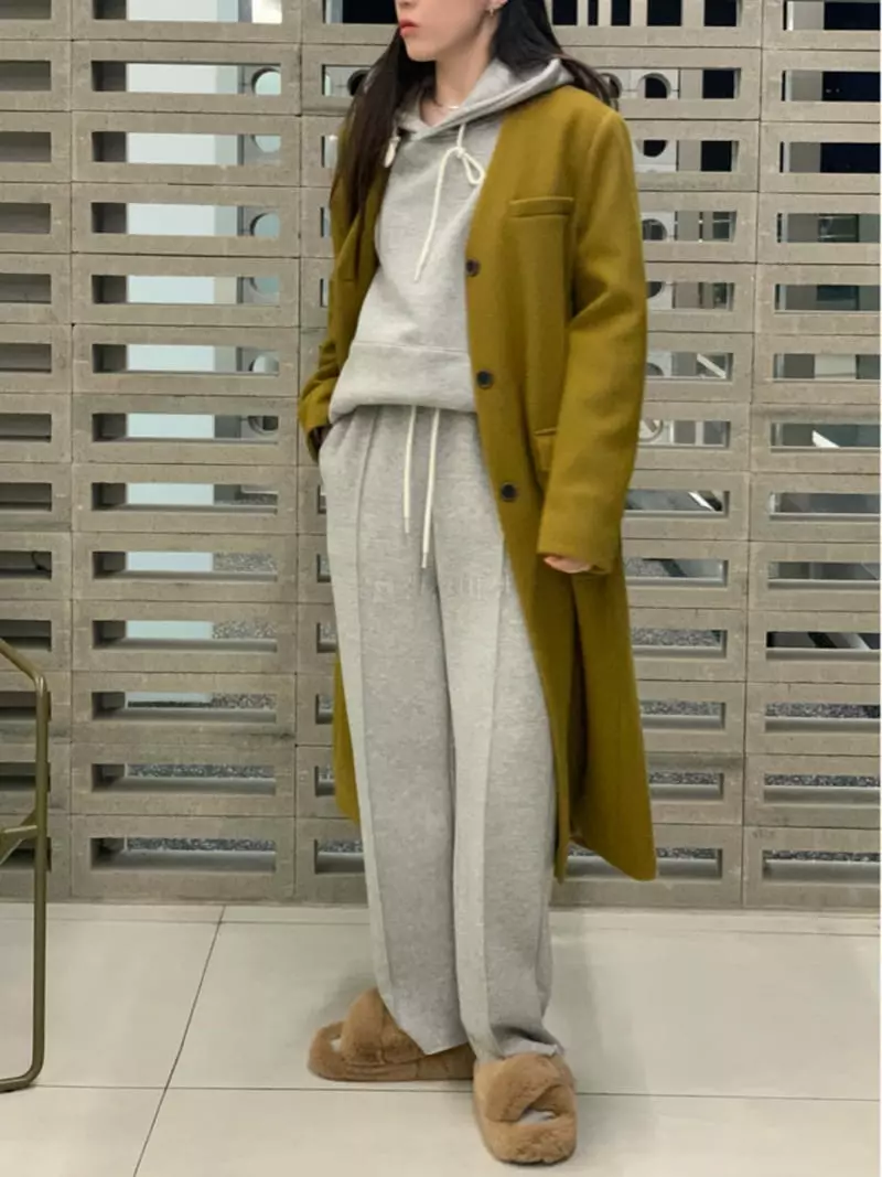 Daisy - Korean Women Fashion - #momslook - V Long Coat - 3