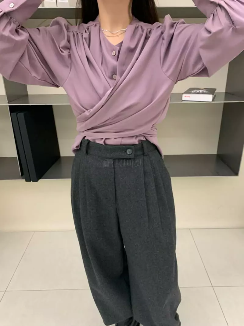 Daisy - Korean Women Fashion - #womensfashion - Pintuck Pants - 5