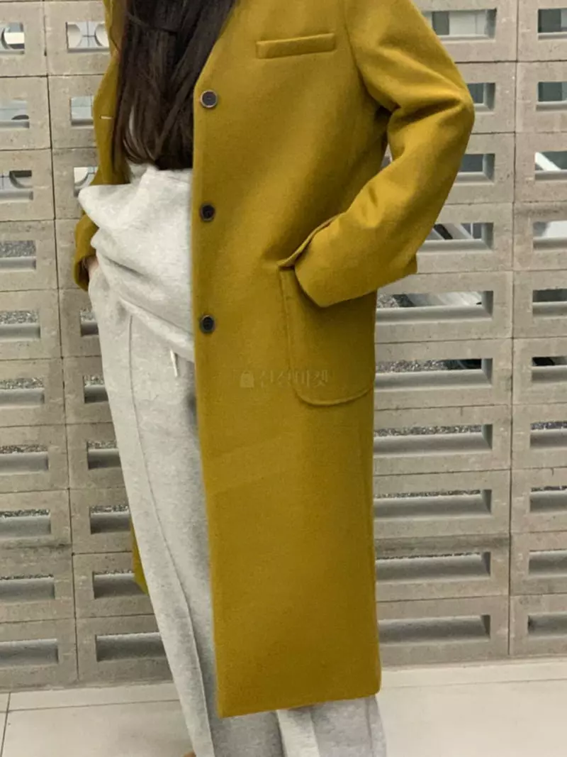 Daisy - Korean Women Fashion - #momslook - V Long Coat - 4