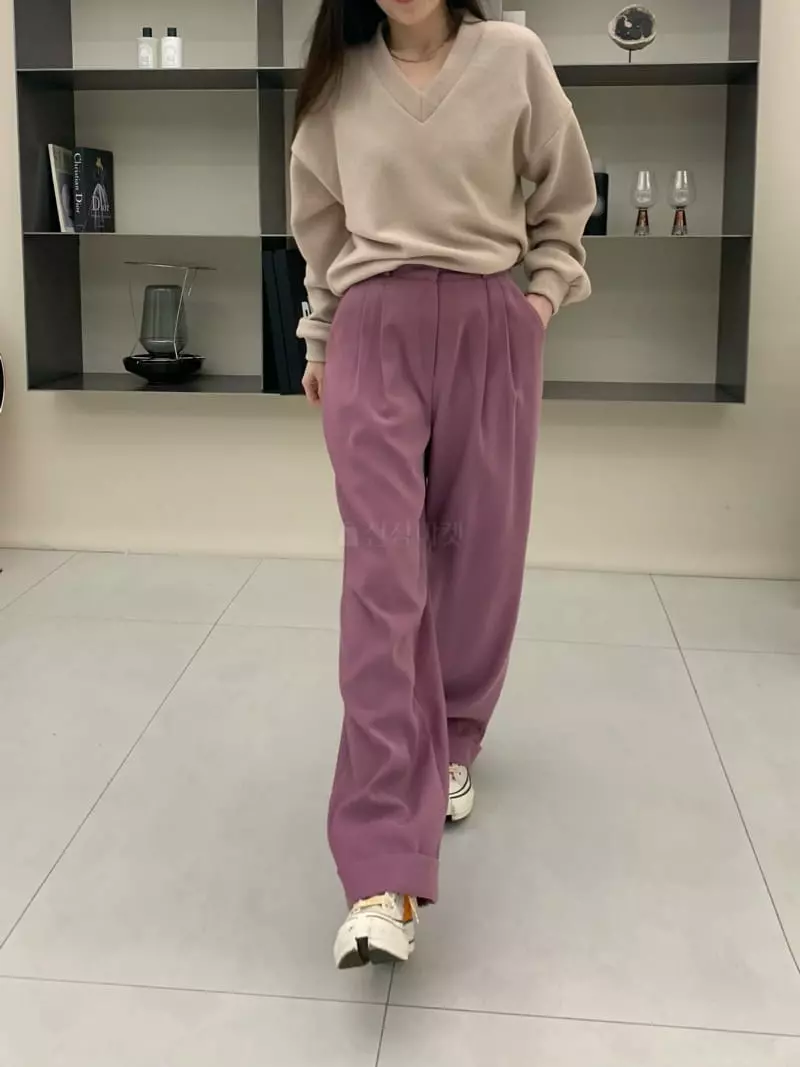Daisy - Korean Women Fashion - #womensfashion - V Sweatshirt - 5