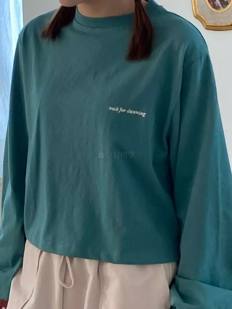 Dawning - Korean Women Fashion - #romanticstyle - Shirring Loose Tee - 5