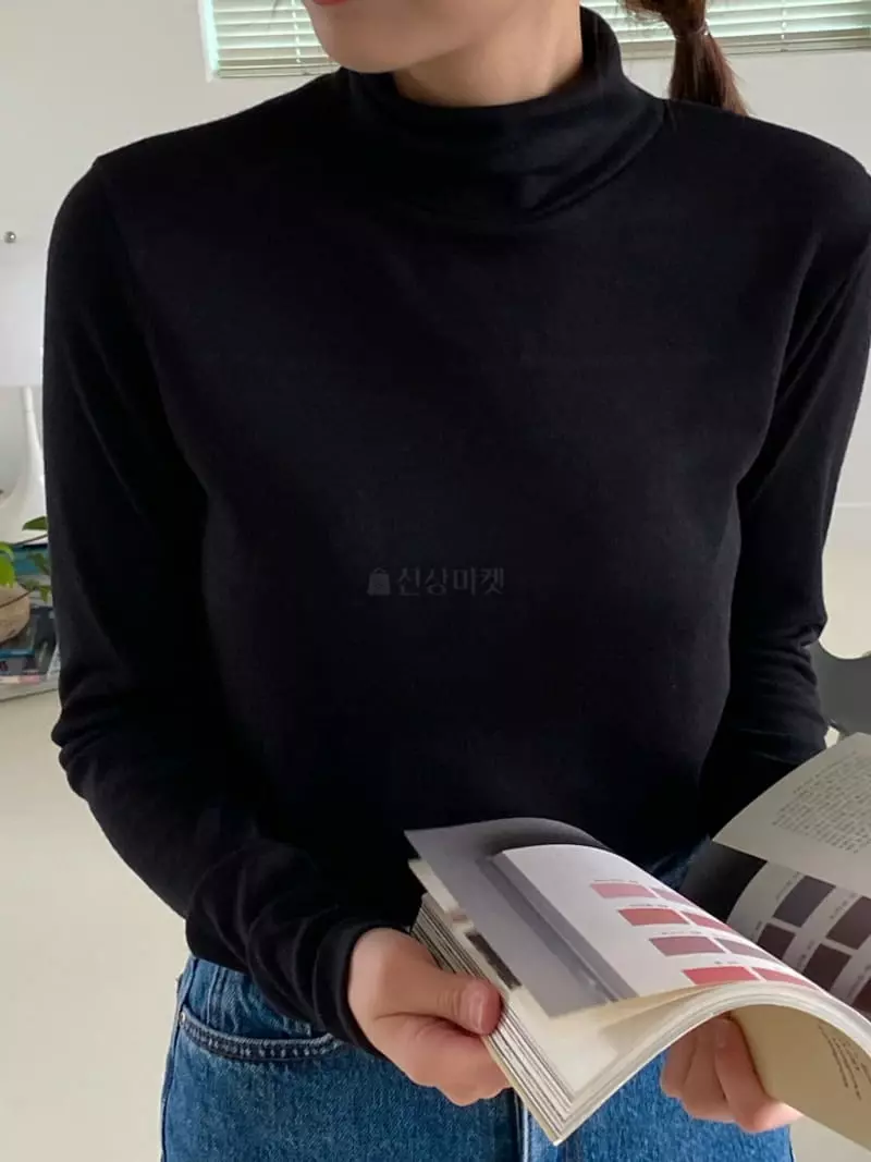 Dawning - Korean Women Fashion - #shopsmall - Warming Turtleneck Tee - 4
