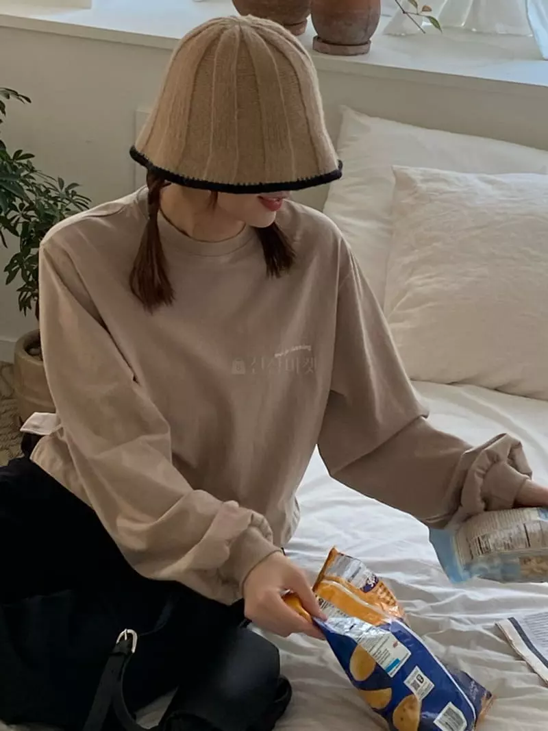 Dawning - Korean Women Fashion - #thelittlethings - Shirring Loose Tee - 8