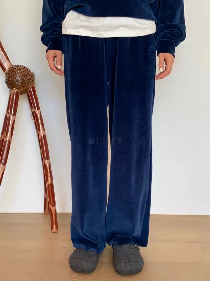 Dawning - Korean Women Fashion - #womensfashion - Velvet Set - 4