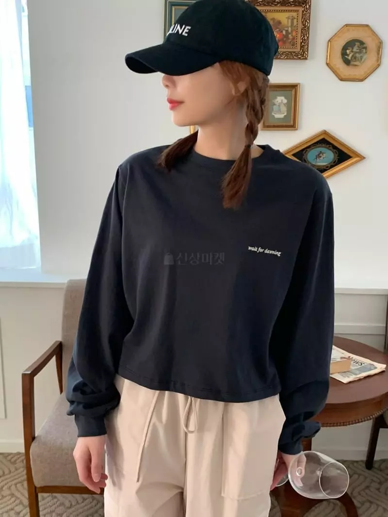 Dawning - Korean Women Fashion - #vintageinspired - Shirring Loose Tee