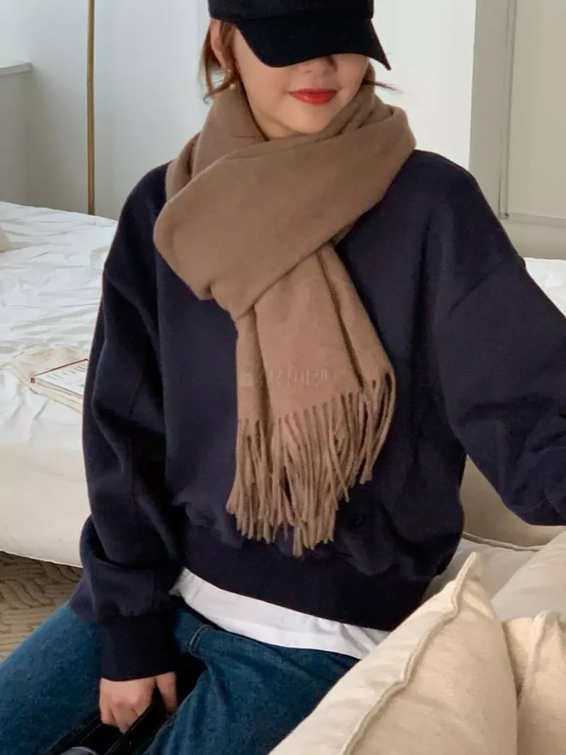 Dawning - Korean Women Fashion - #vintageinspired - Half Turtleneck Sweatshirt - 4