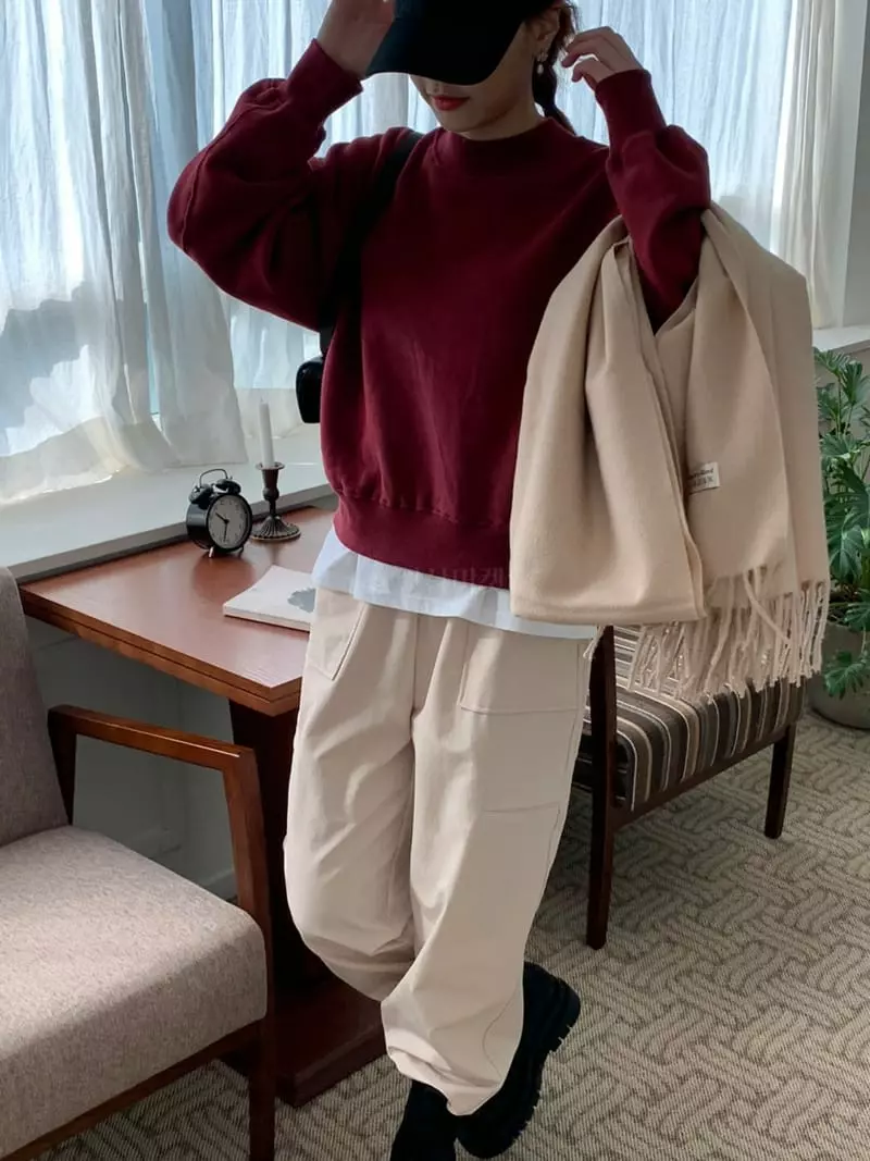 Dawning - Korean Women Fashion - #womensfashion - Half Turtleneck Sweatshirt - 12
