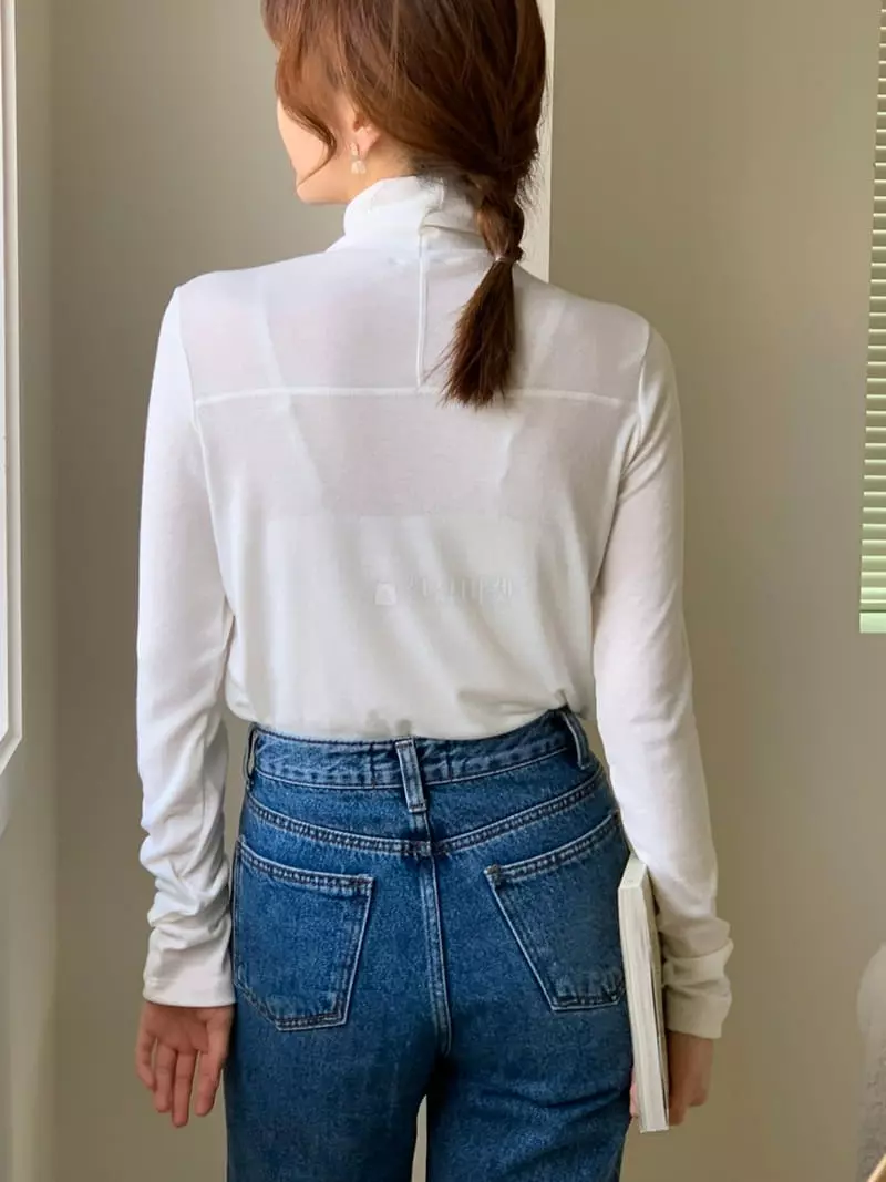 Dawning - Korean Women Fashion - #womensfashion - Warming Turtleneck Tee - 7