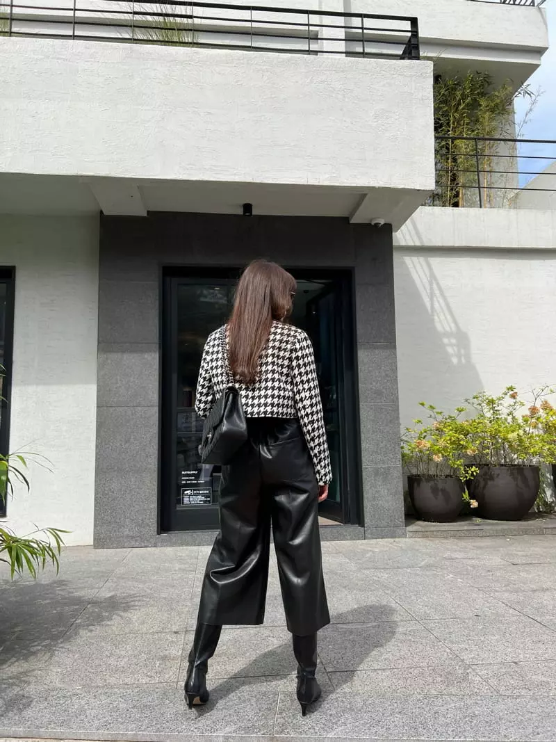 Dayday - Korean Women Fashion - #momslook - Leather Pants - 7