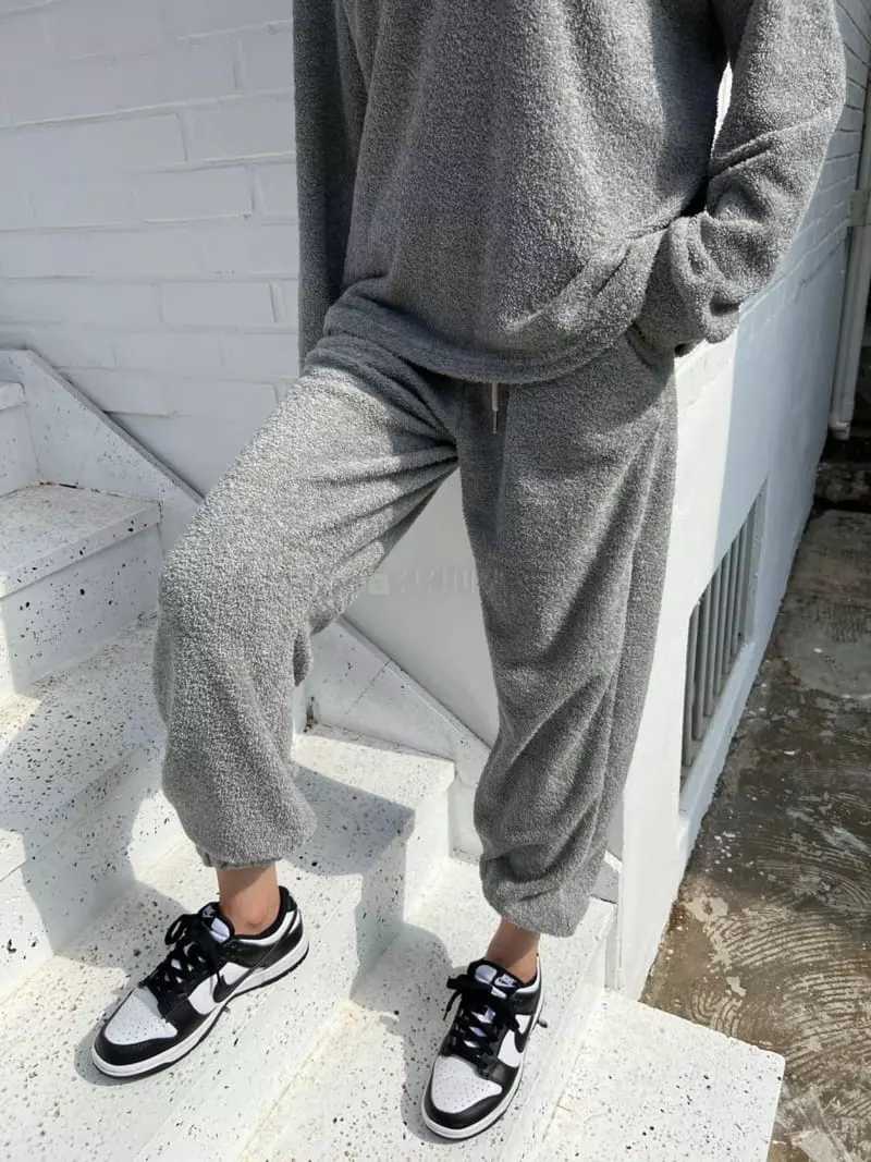 Dayday - Korean Women Fashion - #momslook - Terry Pants - 8