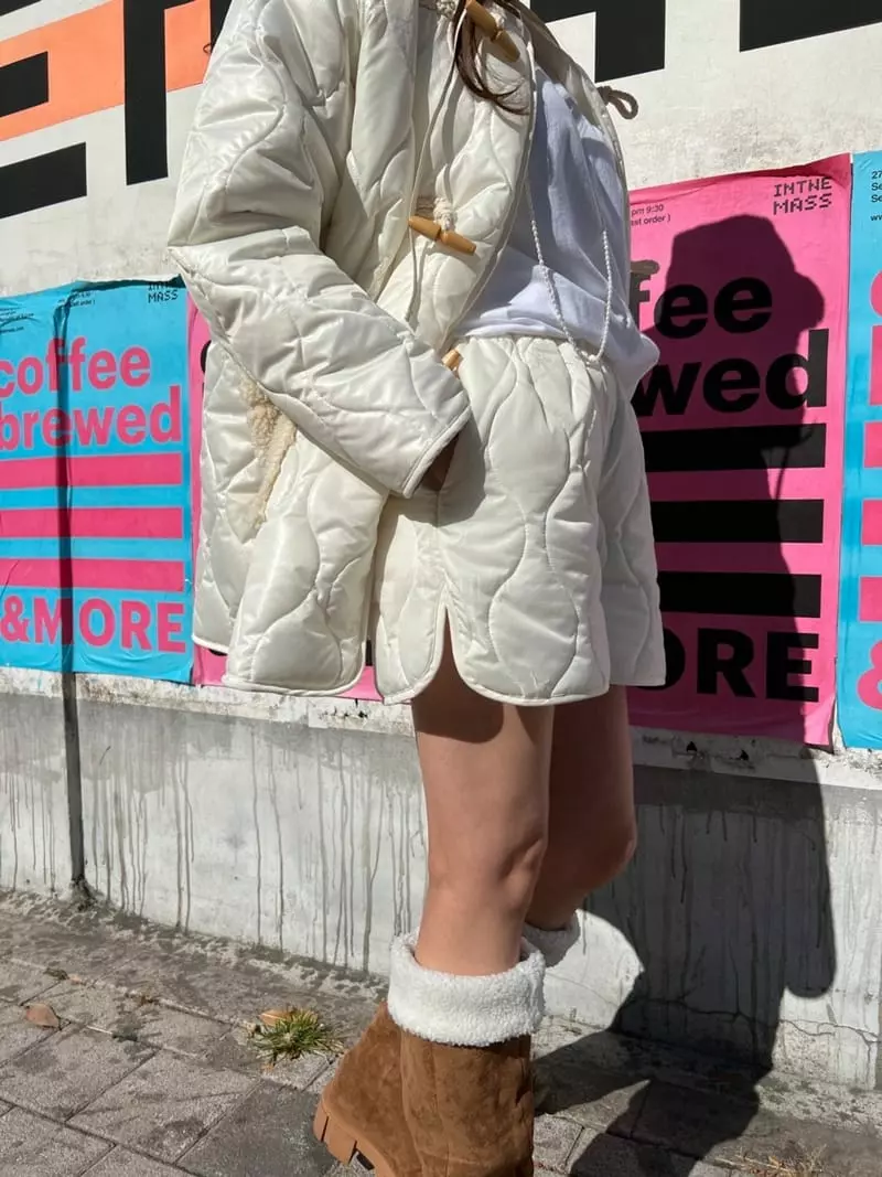 Dayday - Korean Women Fashion - #momslook - Quilting Short - 5