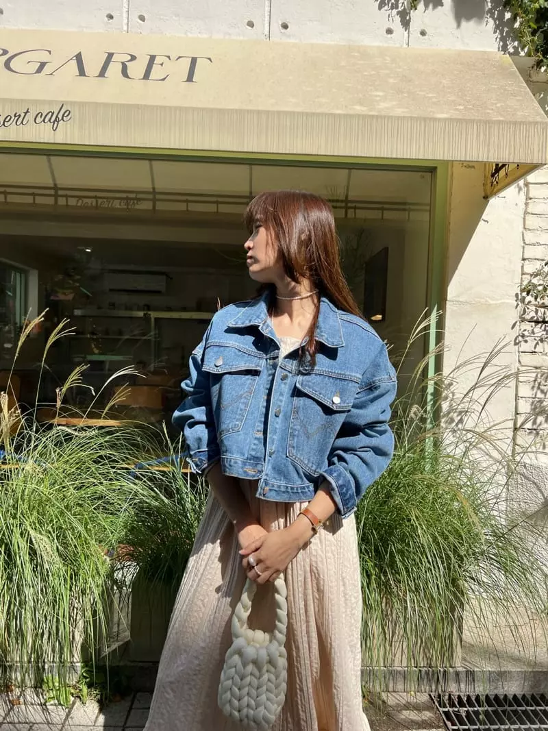 Dayday - Korean Women Fashion - #momslook - Denim Jacket - 11