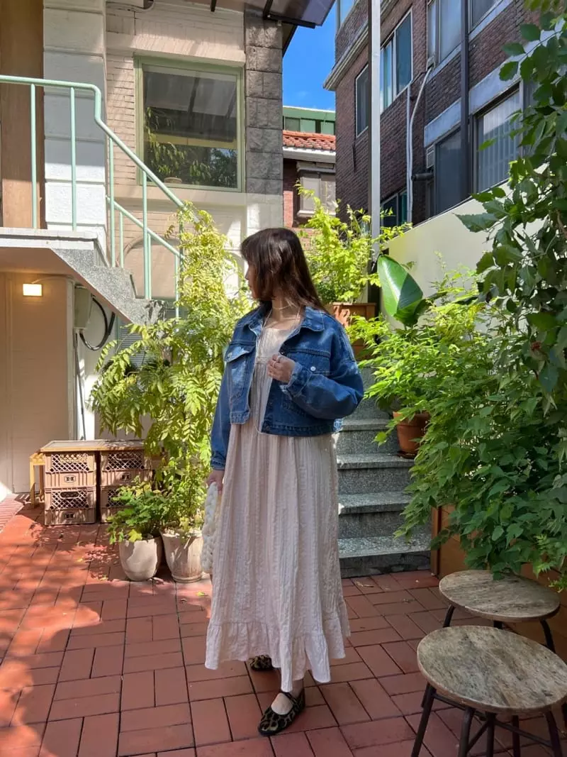 Dayday - Korean Women Fashion - #momslook - Denim Jacket - 3