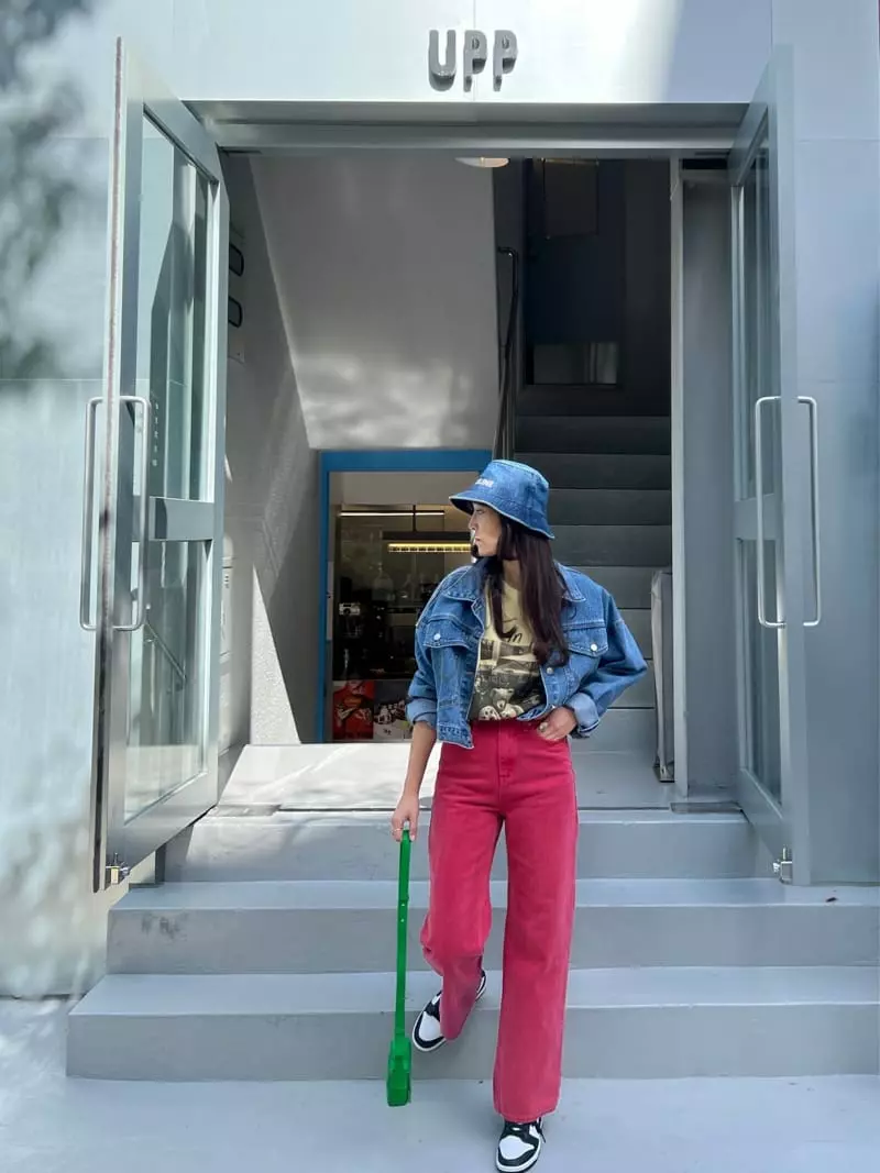 Dayday - Korean Women Fashion - #momslook - Denim Jacket - 5