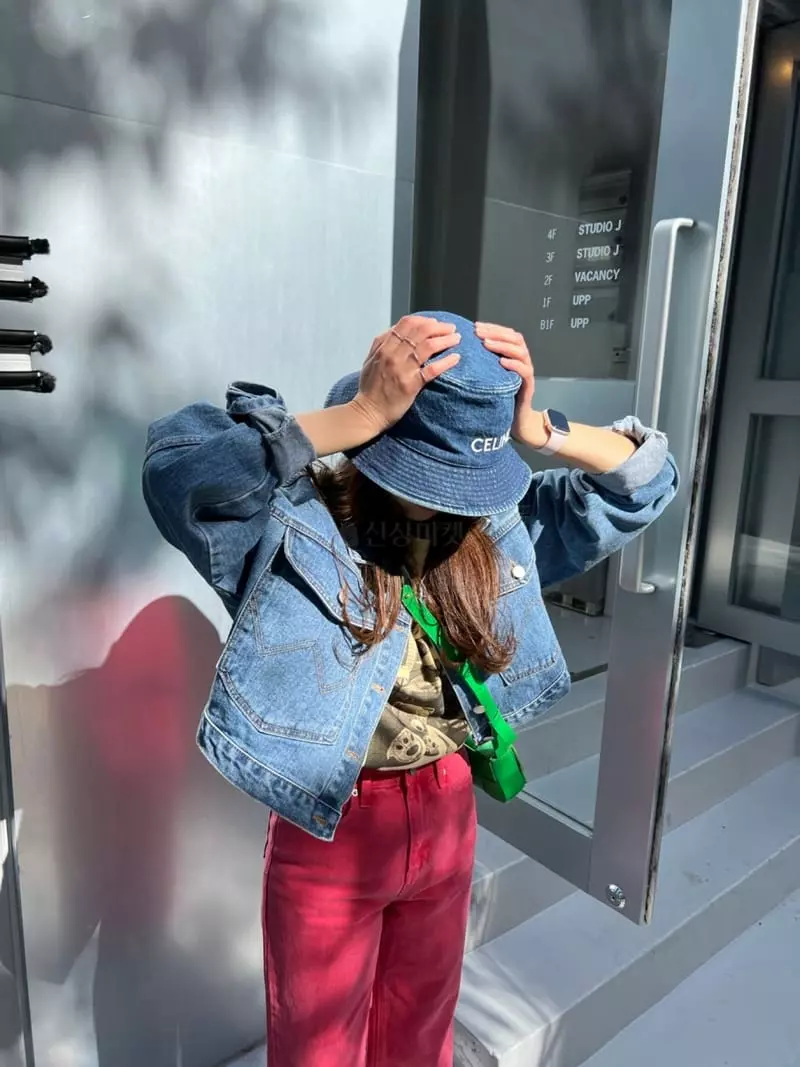Dayday - Korean Women Fashion - #momslook - Denim Jacket - 7
