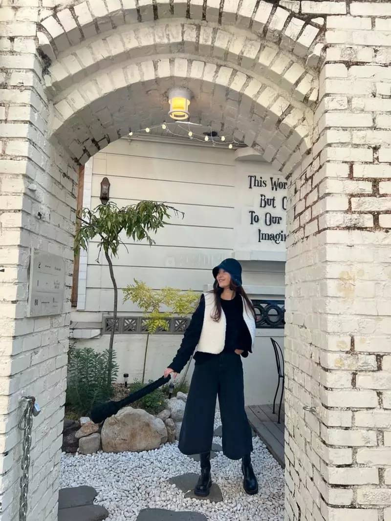 Dayday - Korean Women Fashion - #momslook - Wave Knit Tee - 12