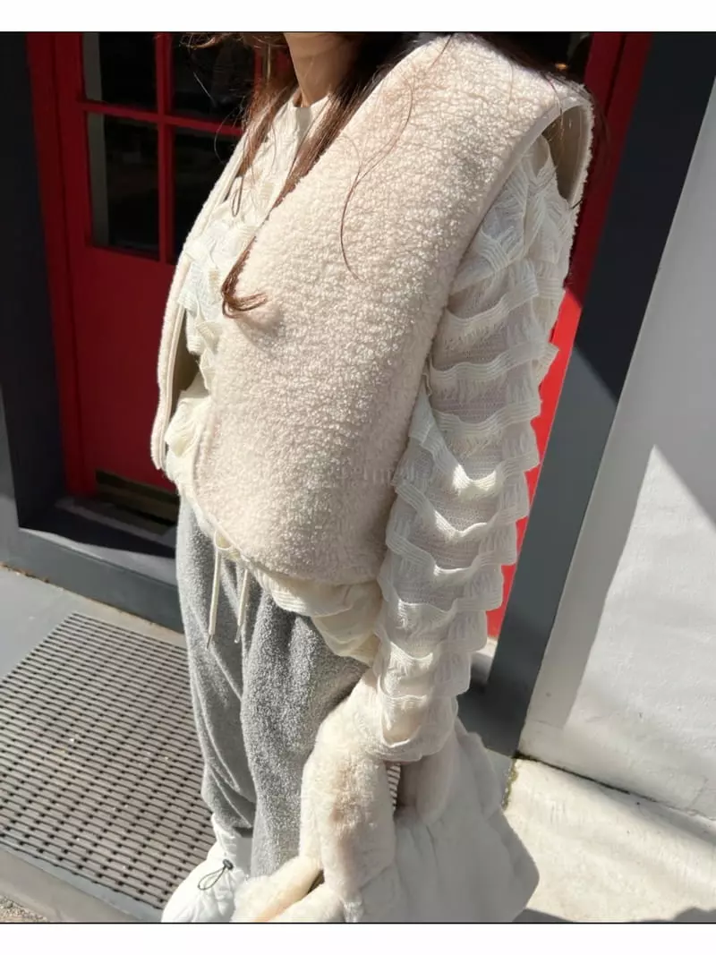 Dayday - Korean Women Fashion - #momslook - Mustang Jacket - 5