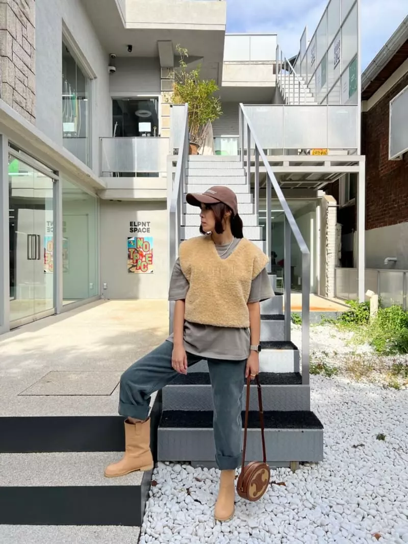 Dayday - Korean Women Fashion - #momslook - Striaght Pabnts - 2