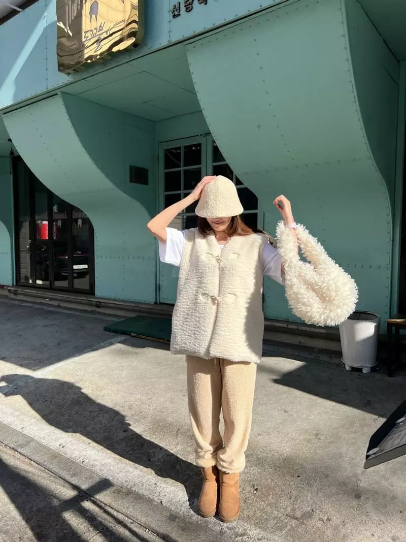 Dayday - Korean Women Fashion - #vintageinspired - Long Vest - 8