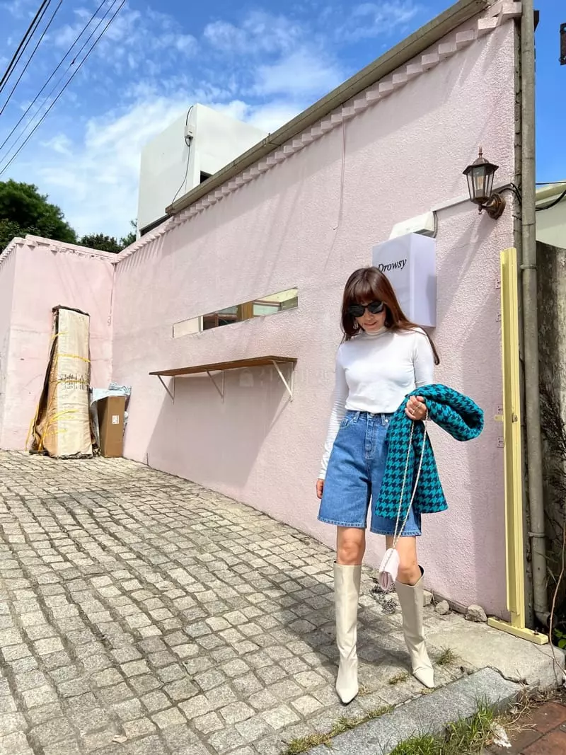 Dayday - Korean Women Fashion - #vintageinspired - Denim SHOrts - 7