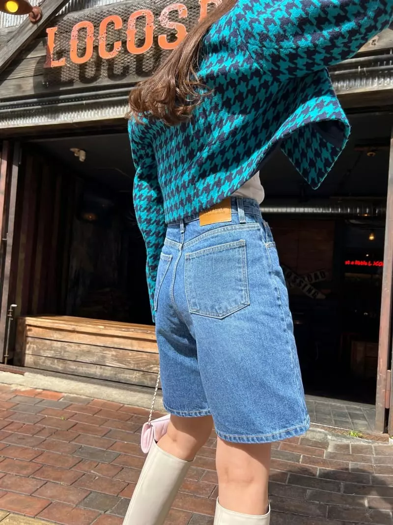 Dayday - Korean Women Fashion - #vintagekidsstyle - Denim SHOrts - 8