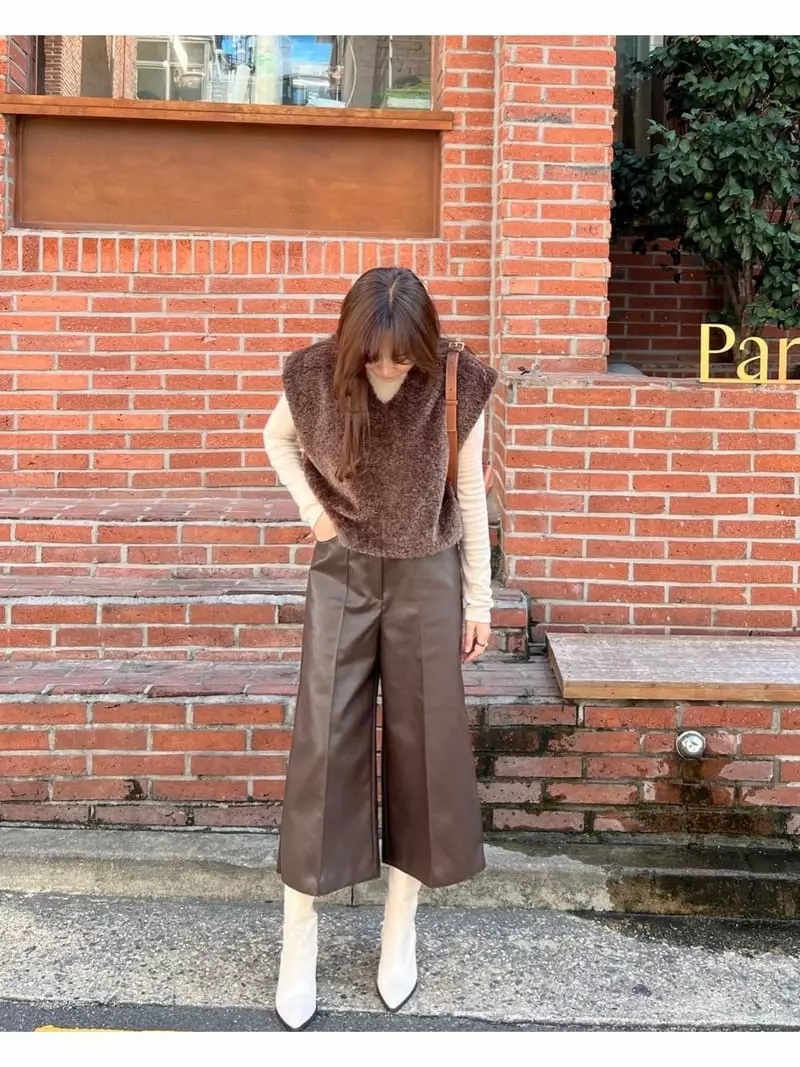 Dayday - Korean Women Fashion - #womensfashion - Leather Pants - 10