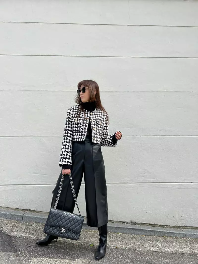 Dayday - Korean Women Fashion - #womensfashion - Leather Pants - 6