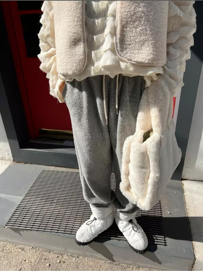 Dayday - Korean Women Fashion - #womensfashion - Terry Pants - 7