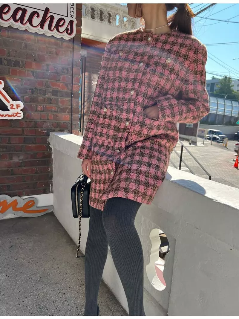 Dayday - Korean Women Fashion - #womensfashion - Check One-piece - 3
