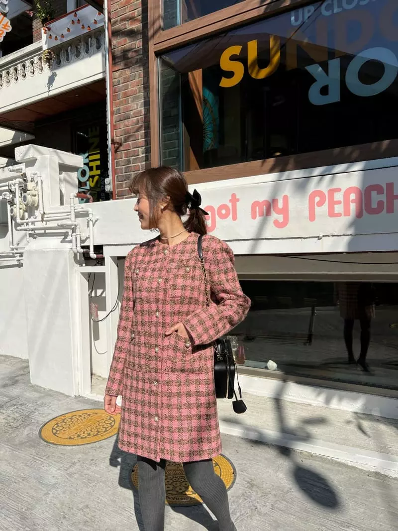 Dayday - Korean Women Fashion - #womensfashion - Check One-piece - 5