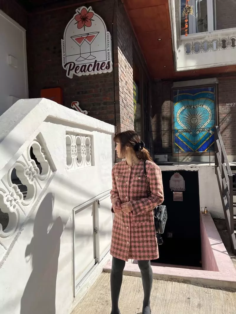 Dayday - Korean Women Fashion - #womensfashion - Check One-piece - 7