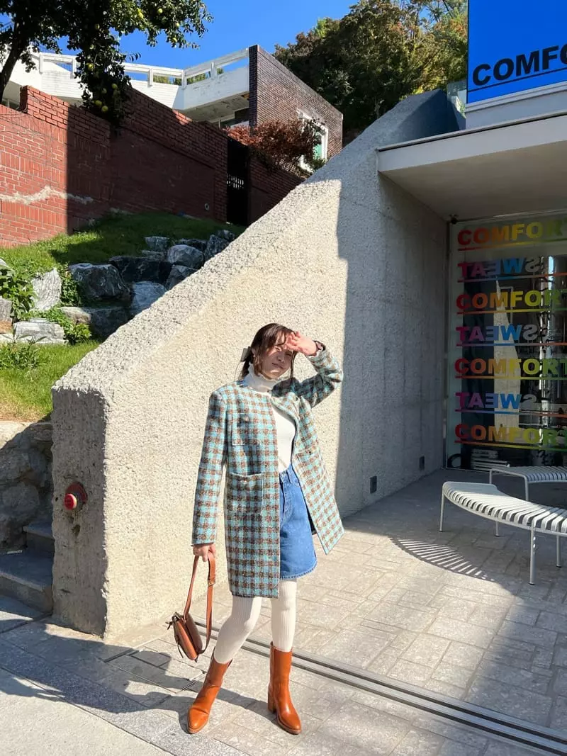 Dayday - Korean Women Fashion - #womensfashion - Check One-piece - 9