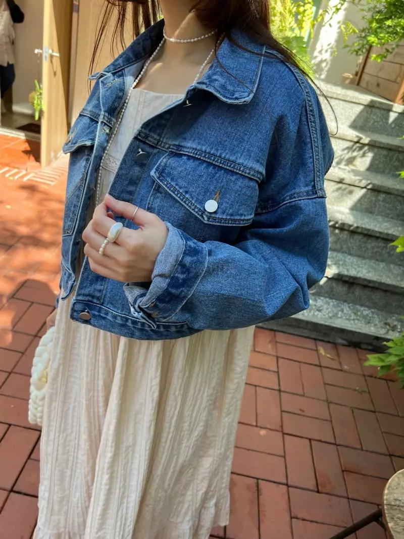 Dayday - Korean Women Fashion - #womensfashion - Denim Jacket - 10