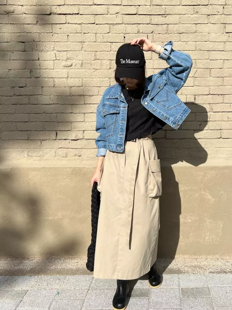 Dayday - Korean Women Fashion - #momslook - Denim Jacket - 4