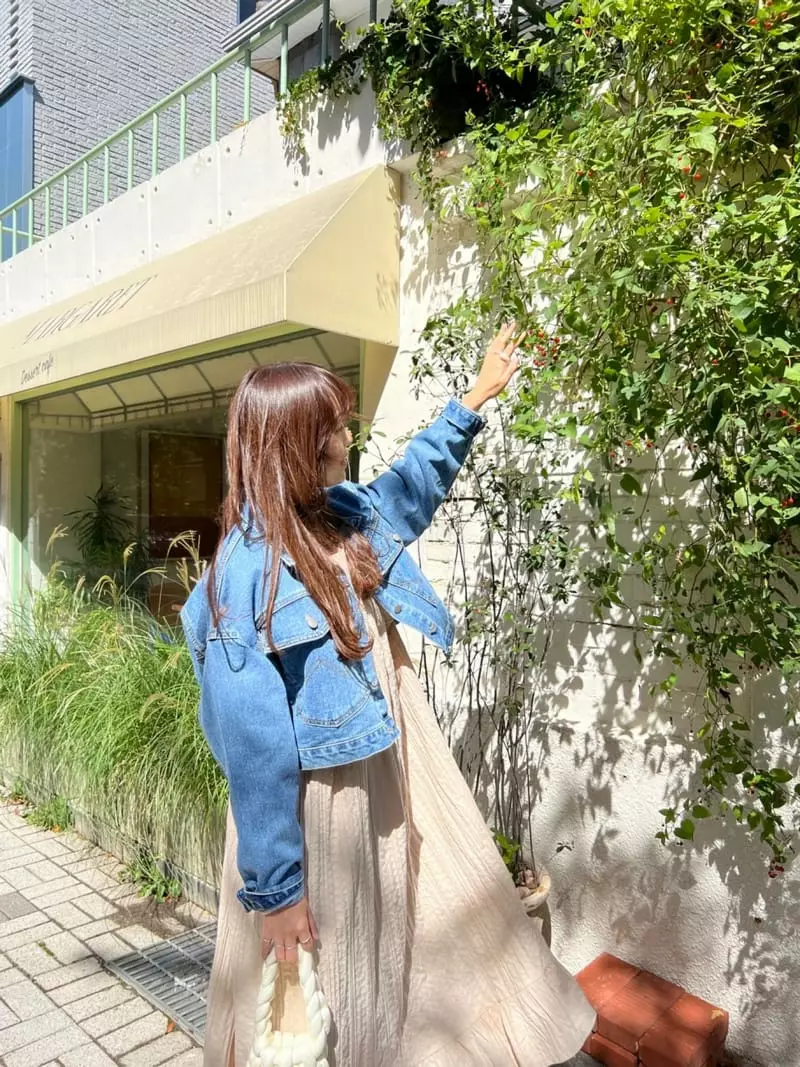 Dayday - Korean Women Fashion - #womensfashion - Denim Jacket - 6