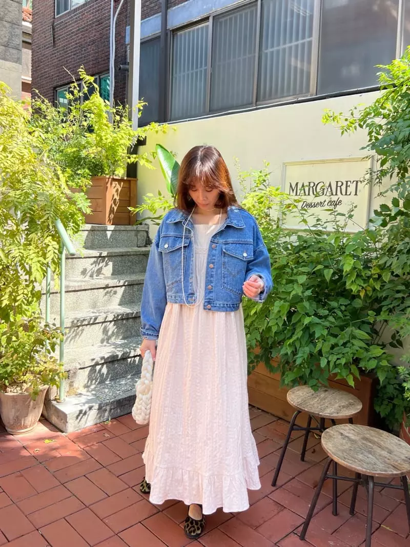 Dayday - Korean Women Fashion - #womensfashion - Denim Jacket - 8