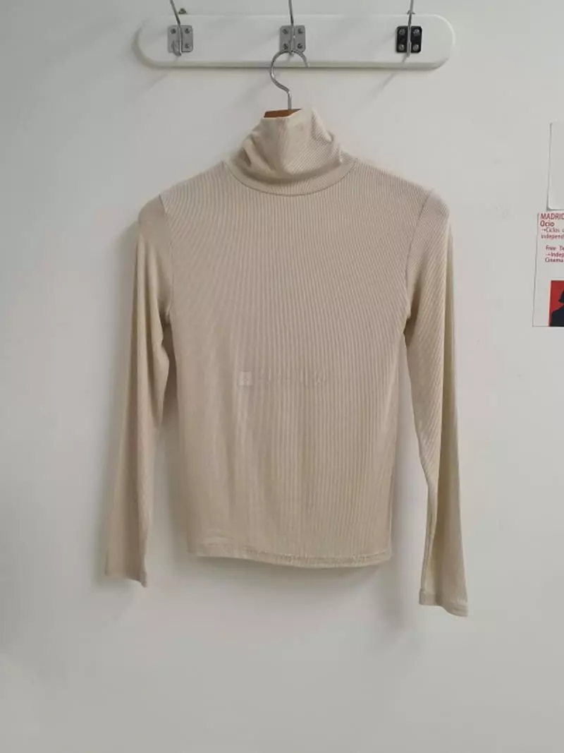 Denali - Korean Women Fashion - #momslook - Rib Turtleneck Tee - 7